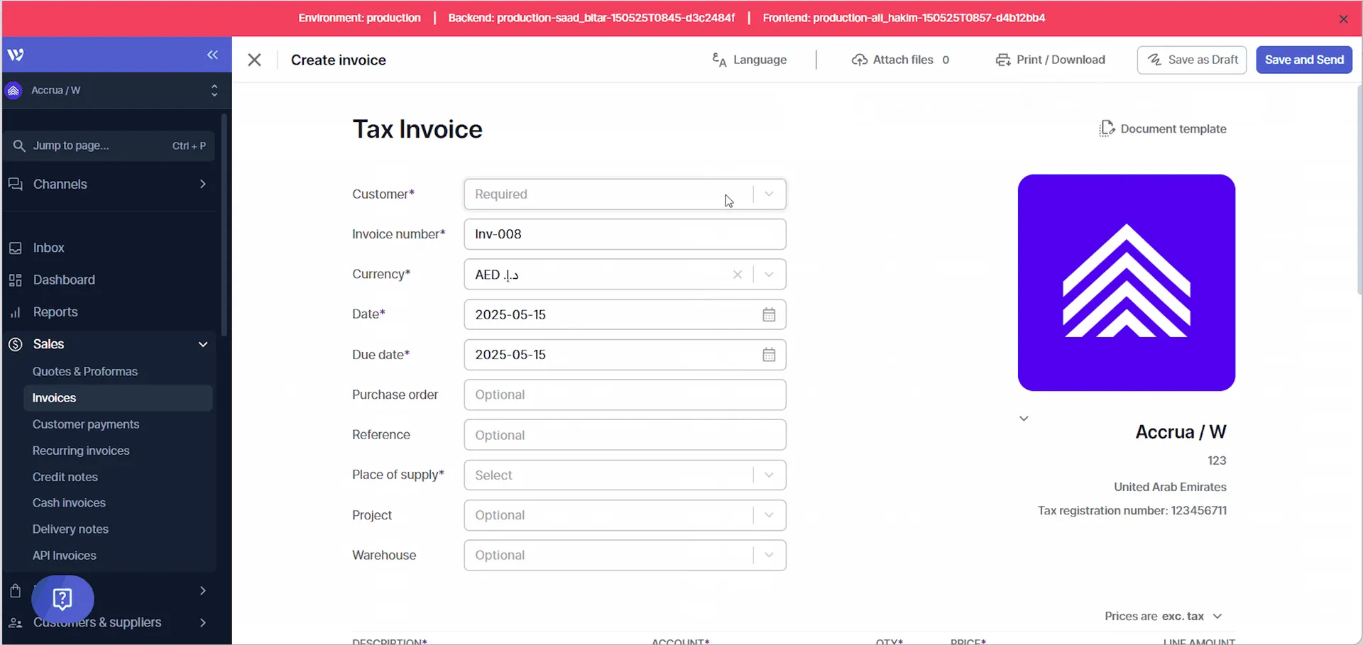 Create a Transaction